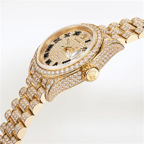 lady rolex pave diamond dial|Rolex lady datejust 18 ct.